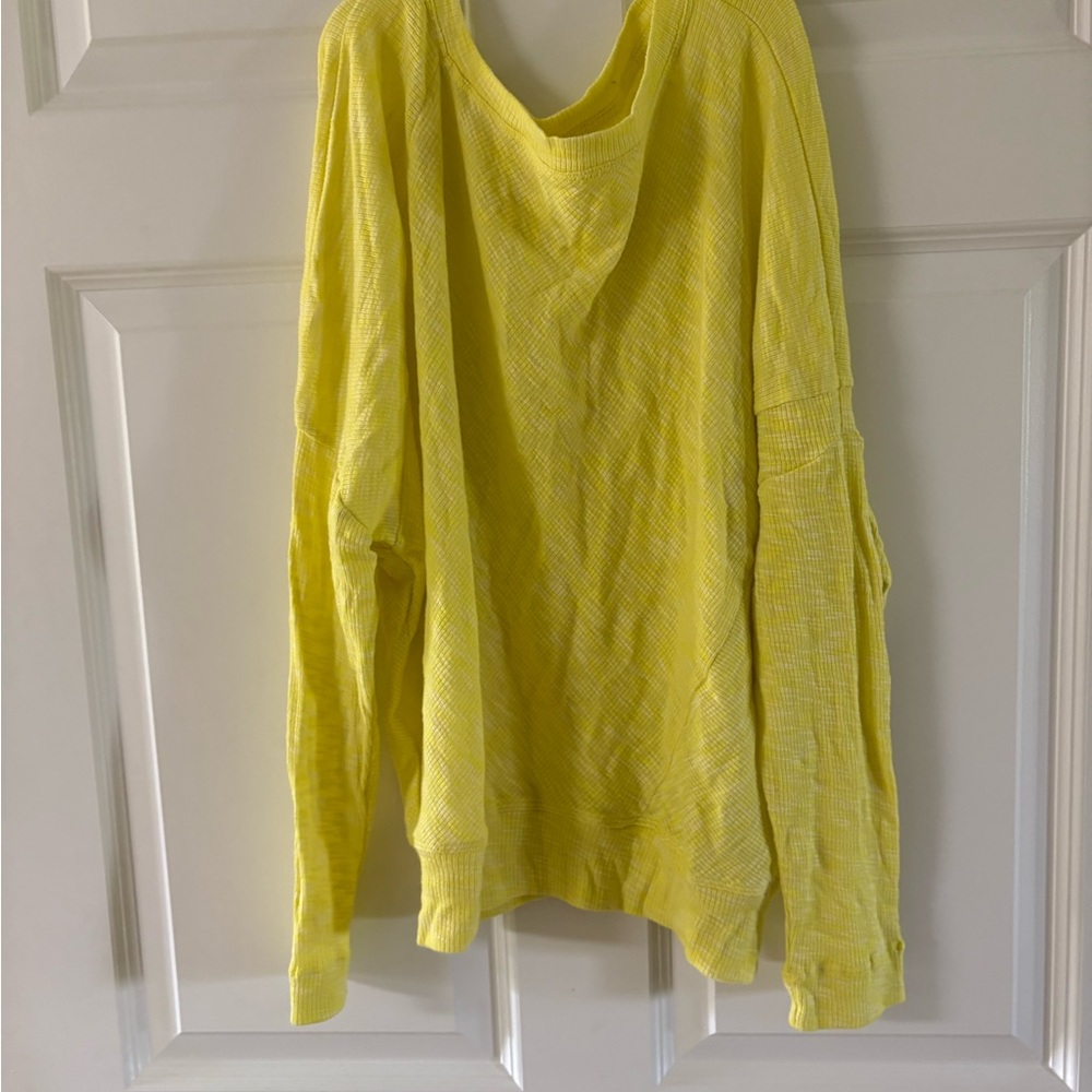 Anthropologie Sunny Yellow Knit Top